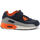 Pantofi Bărbați Sneakers Shone 005-001-V Navy/Orange albastru