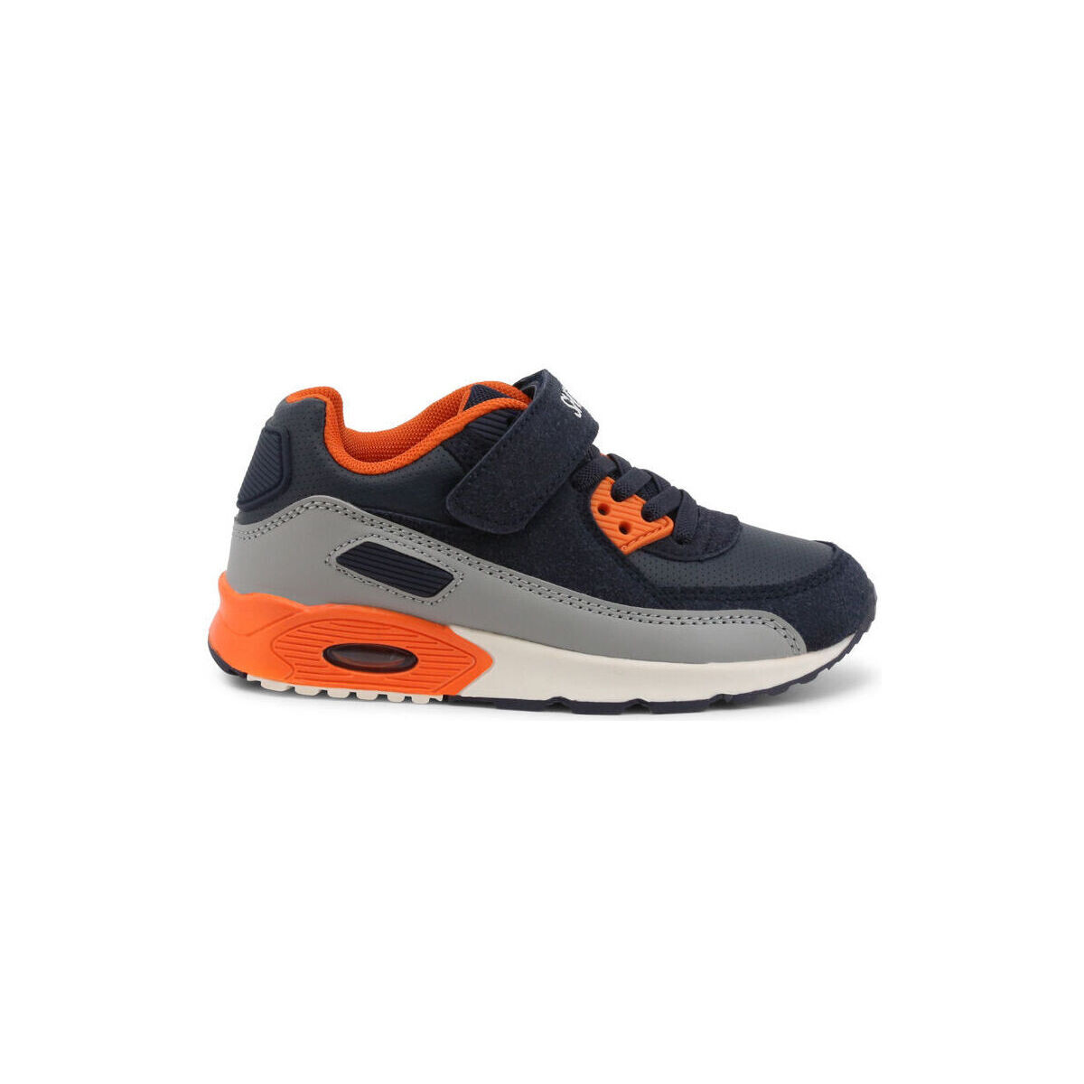 Pantofi Bărbați Sneakers Shone 005-001-V Navy/Orange albastru