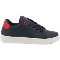 Pantofi Bărbați Sneakers Shone 001-001 Navy/Red albastru