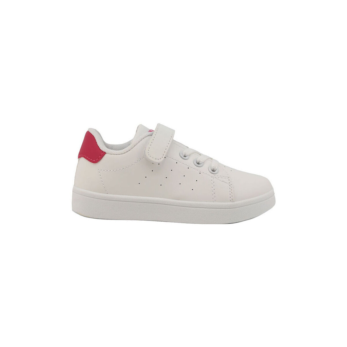Pantofi Bărbați Sneakers Shone 001-002 White/Fucsia Alb