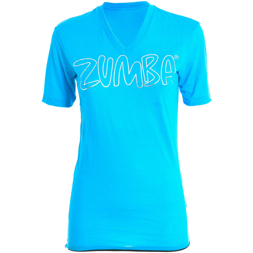 Îmbracaminte Femei Tricouri & Tricouri Polo Zumba Z2T00144-AZUL albastru