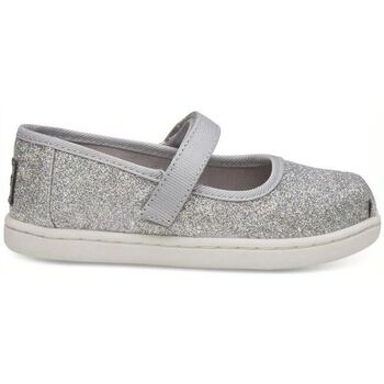 Pantofi Copii Sandale Toms Baby Mary Jane - Silver Iridescent Argintiu