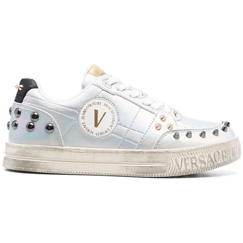 Pantofi Femei Sneakers Versace 75VA3SKC Argintiu