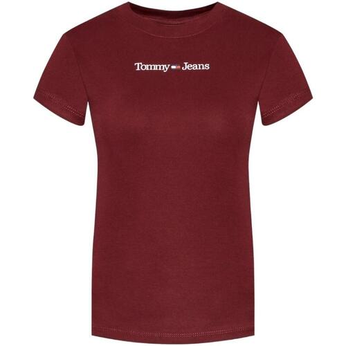 Îmbracaminte Femei Tricouri mânecă scurtă Tommy Hilfiger  roșu