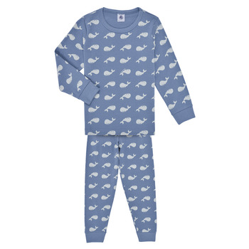 Îmbracaminte Copii Pijamale și Cămăsi de noapte Petit Bateau MAELINE Albastru