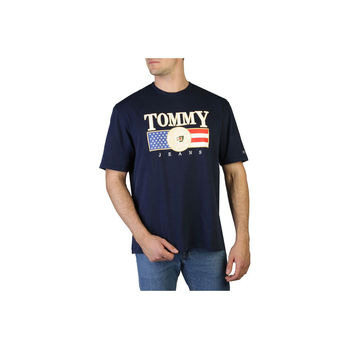 Îmbracaminte Bărbați Tricouri mânecă scurtă Tommy Hilfiger - dm0dm15660 albastru