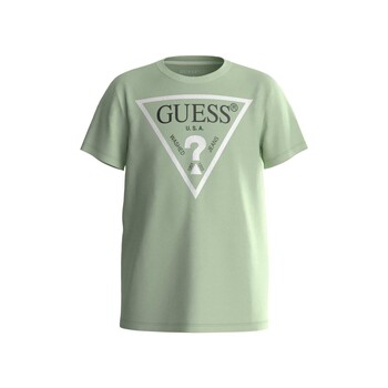 Îmbracaminte Băieți Tricouri mânecă scurtă Guess SHIRT CORE Verde
