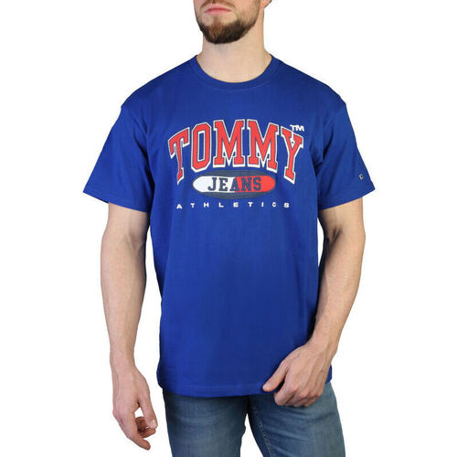 Îmbracaminte Bărbați Tricouri mânecă scurtă Tommy Hilfiger - dm0dm16407 albastru