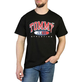 Îmbracaminte Bărbați Tricouri mânecă scurtă Tommy Hilfiger - dm0dm16407 Negru