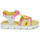 Pantofi Fete Sandale Agatha Ruiz de la Prada SANDALIA CORAZON Alb / Multicolor