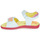 Pantofi Fete Sandale Agatha Ruiz de la Prada SANDALIA PLAY Alb / Roz