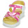 Pantofi Fete Sandale Agatha Ruiz de la Prada SANDALIA CORAZON Roz / Alb