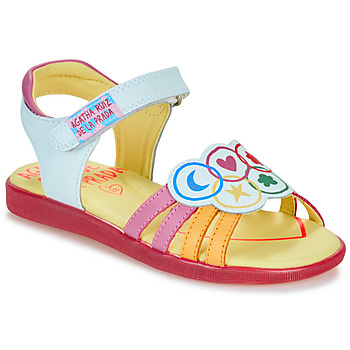 Pantofi Fete Sandale Agatha Ruiz de la Prada SANDALIA OLIMPIADAS Alb / Multicolor