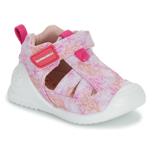 Pantofi Fete Sandale Biomecanics SANDALIA ESTAMPADA Roz / Multicolor