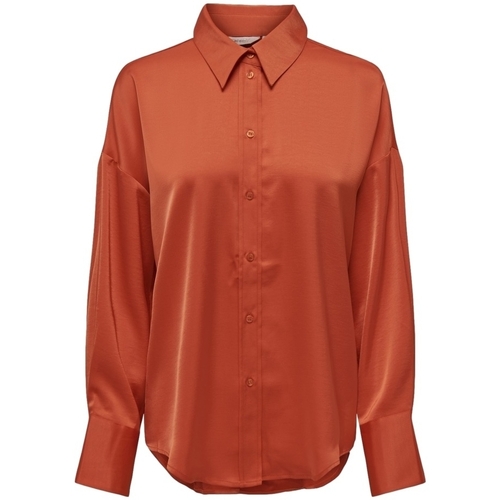 Îmbracaminte Femei Topuri și Bluze Only Marta Oversize Shirt - Tigerlily portocaliu