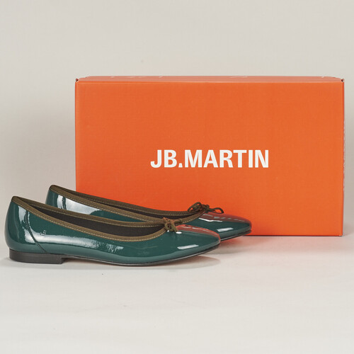 Pantofi Femei Balerin și Balerini cu curea JB Martin STORY Verde