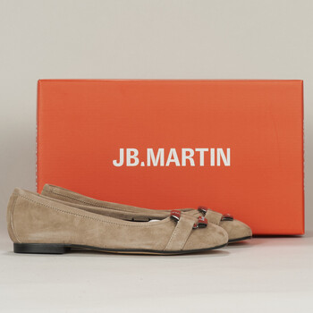 Pantofi Femei Balerin și Balerini cu curea JB Martin VRAIE Gri