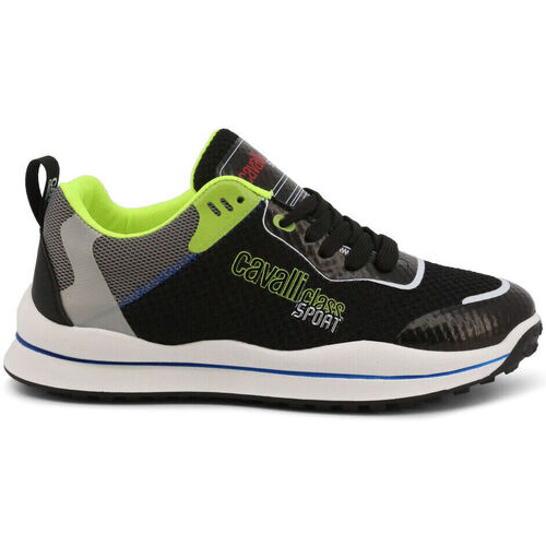 Pantofi Bărbați Sneakers Roberto Cavalli CM8639-999 Black Negru