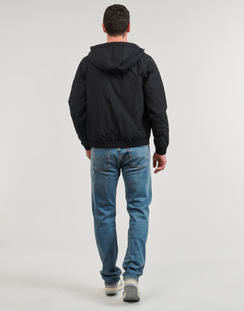 Calvin Klein Jeans HOODED PADDED HARRINGTON Negru