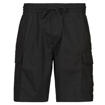 Îmbracaminte Bărbați Pantaloni scurti și Bermuda Calvin Klein Jeans WASHED CARGO SHORT Negru
