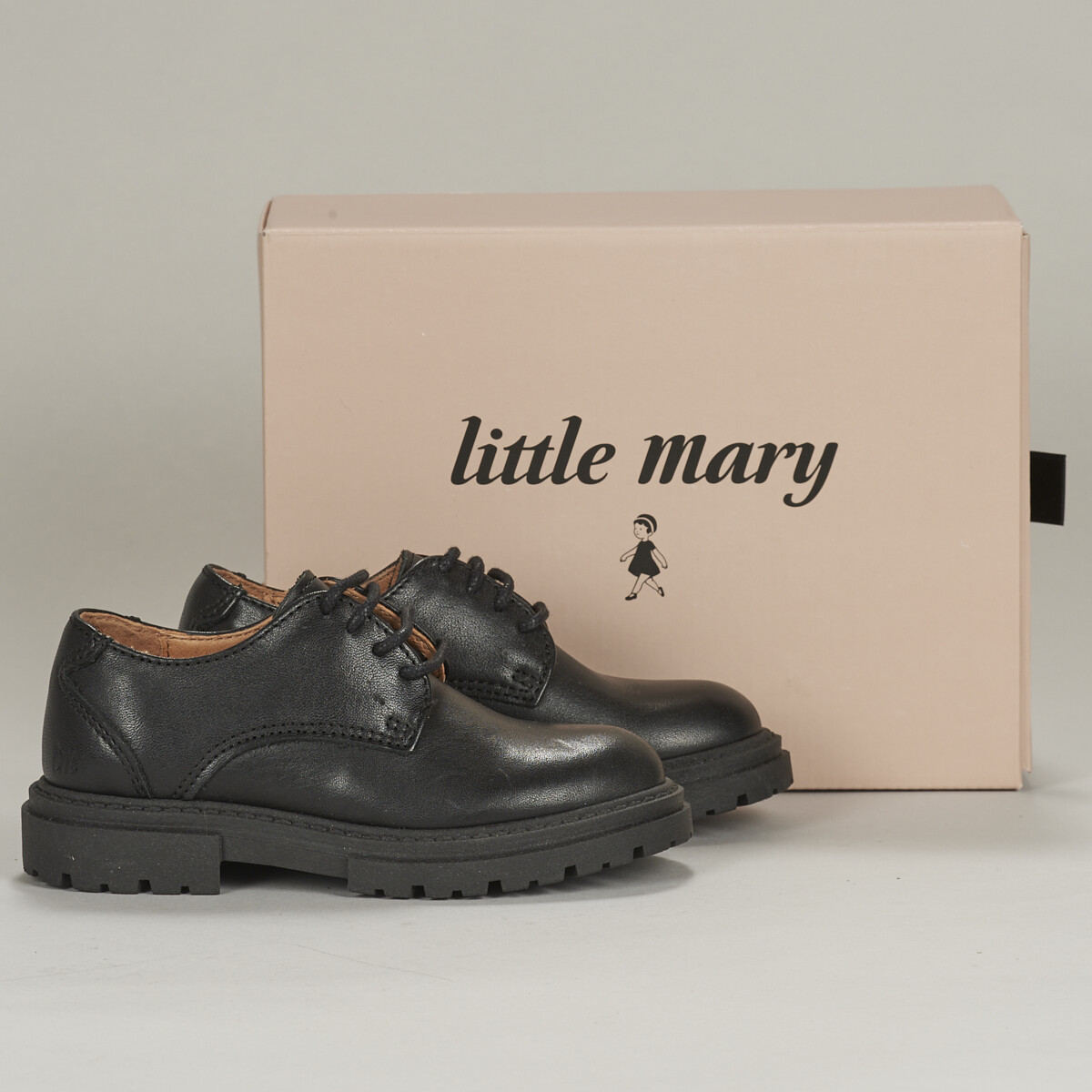Pantofi Fete Pantofi Derby Little Mary MYA Negru