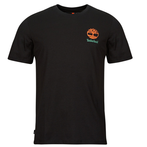 Îmbracaminte Bărbați Tricouri mânecă scurtă Timberland Back Graphic Short Sleeve Tee Negru