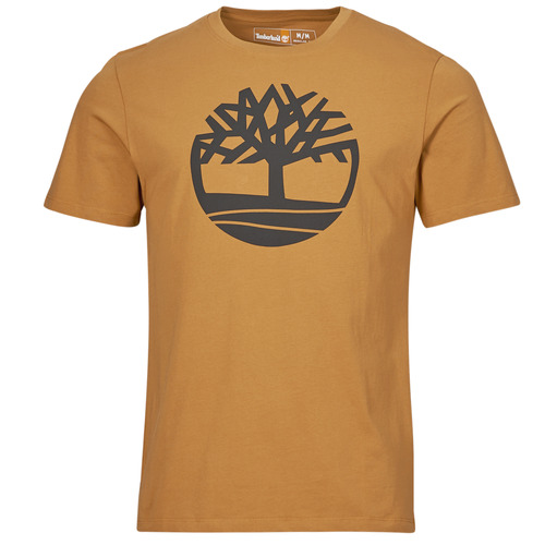 Îmbracaminte Bărbați Tricouri mânecă scurtă Timberland Tree Logo Short Sleeve Tee Galben