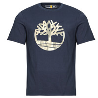 Îmbracaminte Bărbați Tricouri mânecă scurtă Timberland Camo Tree Logo Short Sleeve Tee Albastru