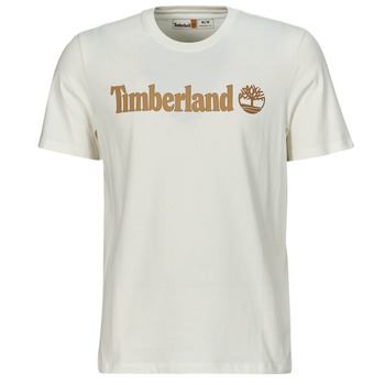 Îmbracaminte Bărbați Tricouri mânecă scurtă Timberland Linear Logo Short Sleeve Tee Alb