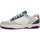 Pantofi Bărbați Sneakers P448 Mason Cuir Velours Homme Blanc Multi Alb