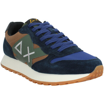 Pantofi Bărbați Sneakers Sun68 Jaki Velours Toile Homme Navy albastru