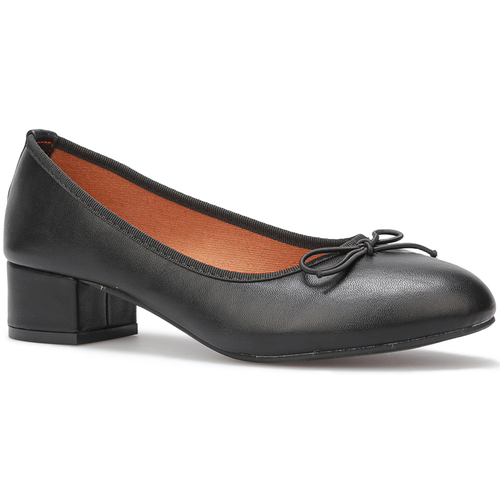 Pantofi Femei Balerin și Balerini cu curea La Modeuse 67498_P156631 Negru