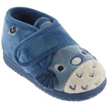 Pantofi Copii Botoșei bebelusi Victoria Baby Shoes 05119 - Jeans albastru