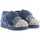 Pantofi Copii Botoșei bebelusi Victoria Baby Shoes 05119 - Jeans albastru