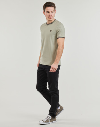 Fred Perry TWIN TIPPED T-SHIRT Gri