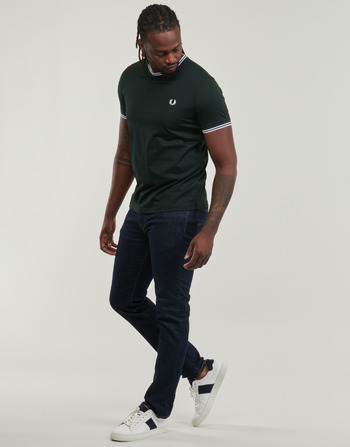Fred Perry TWIN TIPPED T-SHIRT Negru