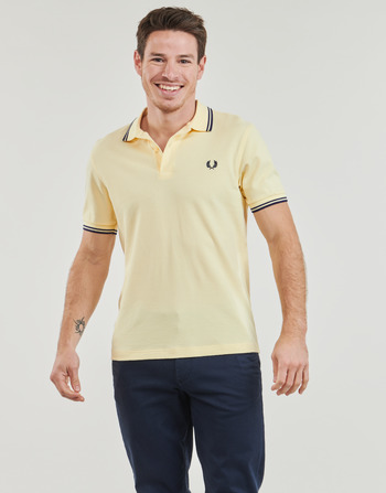 Fred Perry TWIN TIPPED FRED PERRY SHIRT Galben / Albastru