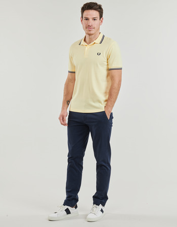 Fred Perry TWIN TIPPED FRED PERRY SHIRT Galben / Albastru
