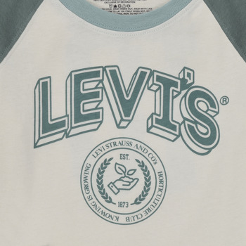 Levi's PREP COLORBLOCK LONGSLEEVE Alb / Verde