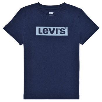 Îmbracaminte Băieți Tricouri mânecă scurtă Levi's SHORT SLEEVE GRAPHIC TEE SHIRT Albastru