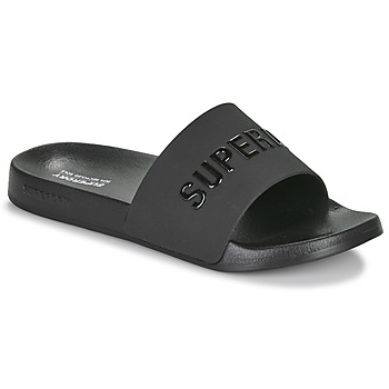 Pantofi Bărbați Șlapi Superdry Sandales De Piscine À Logo Véganes Negru