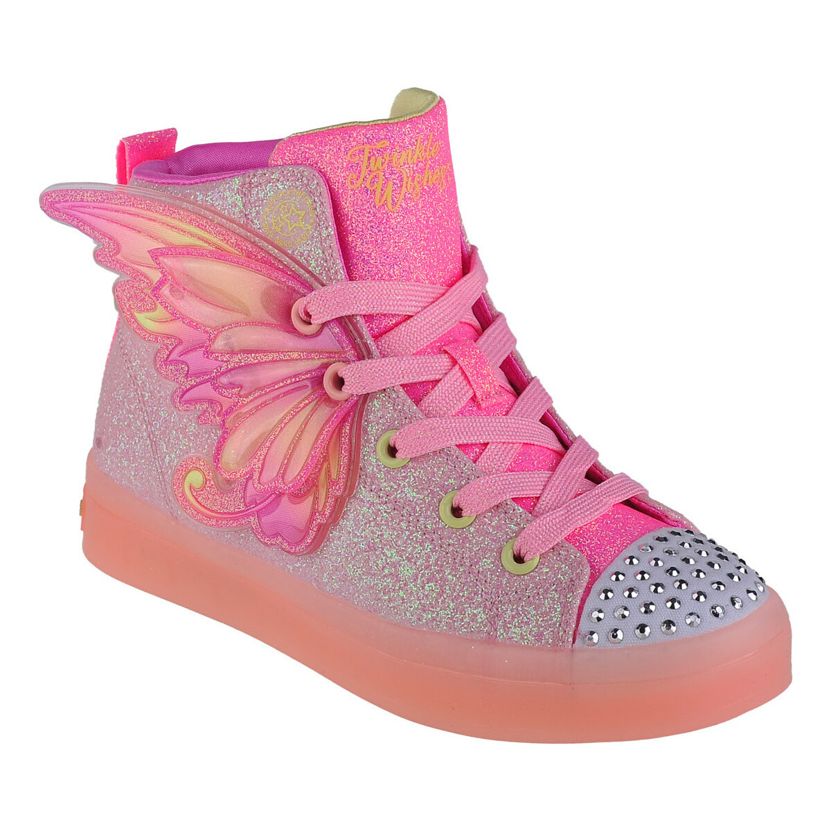 Pantofi Fete Pantofi sport Casual Skechers Twi-Lites 2.0-Twinkle Wishes roz