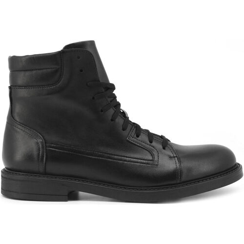 Pantofi Bărbați Cizme Duca Di Morrone Riccardo-Crust Nero Negru