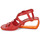 Pantofi Femei Sandale United nude MOBIUS SIA MID Roșu / Portocaliu