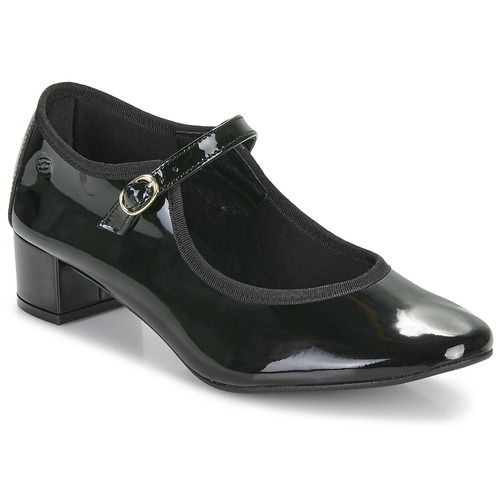 Pantofi Femei Balerin și Balerini cu curea Betty London FLAVIANA Negru