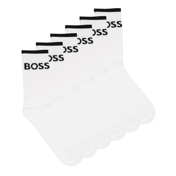 Accesorii Bărbați Sosete BOSS 6P QS Stripe CC Alb