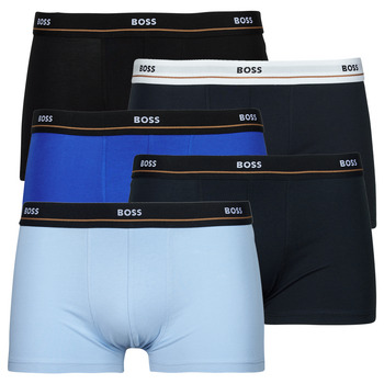 Lenjerie intimă Bărbați Boxeri BOSS Trunk 5P Essential Albastru / Albastru / Negru