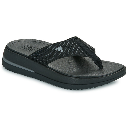 Pantofi Femei  Flip-Flops FitFlop Surff Two-Tone Webbing Toe-Post Sandals Negru