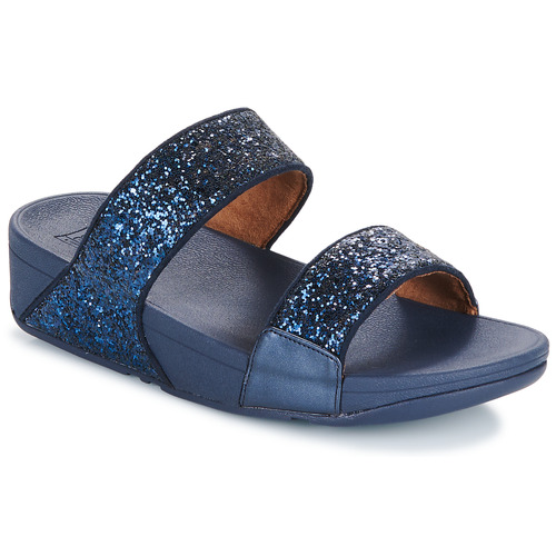 Pantofi Femei Sandale FitFlop Lulu Glitter Slides Albastru