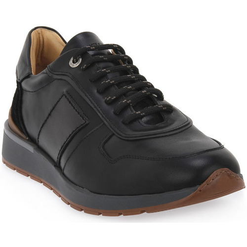 Pantofi Bărbați Sneakers Exton PRAGA NERO Negru